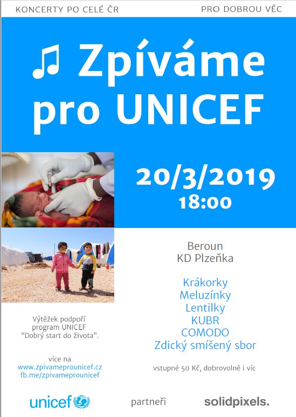 Plakát Beroun Unicef